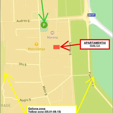 Apartamentai Smilga * Klaipeda